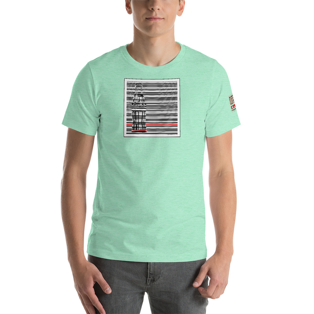 Barcode Coke” Short-Sleeve Unisex T-Shirt – One Angry Baby